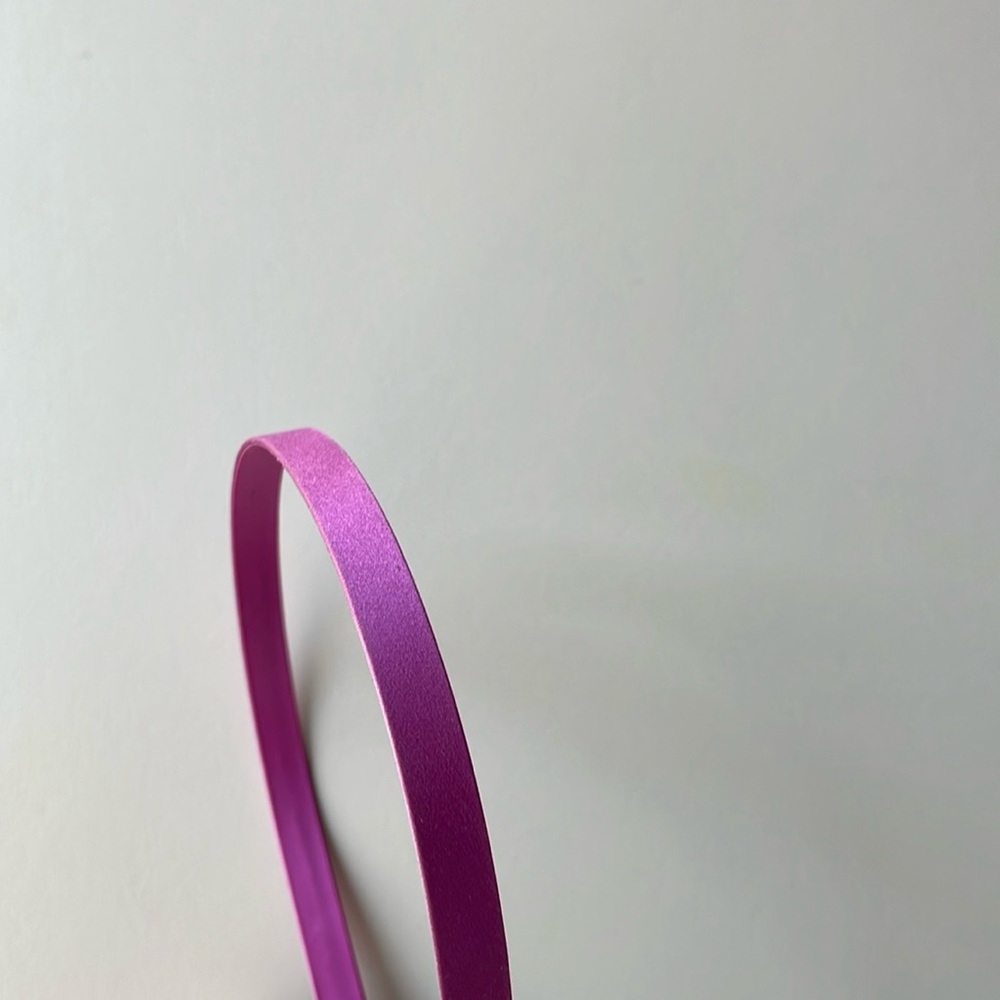 J. Crew Purple Satin Skinny Headband - Picture 4 of 6